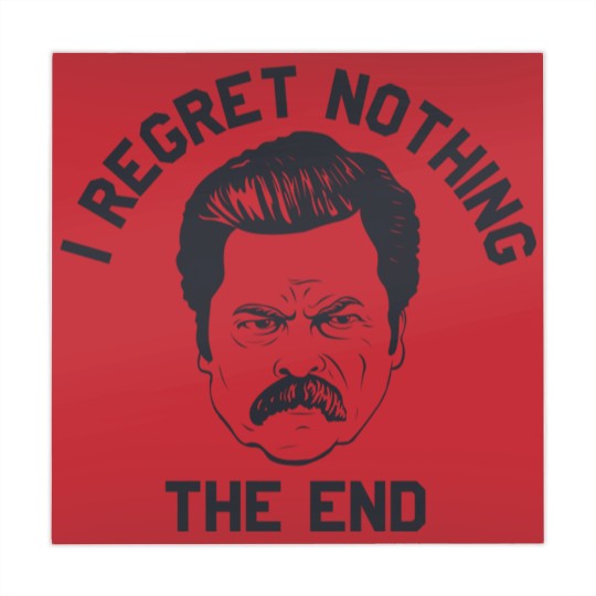 Discover Ron Swanson Parks and Rec I regret nothing - Parks And Rec - Mahjong Mats
