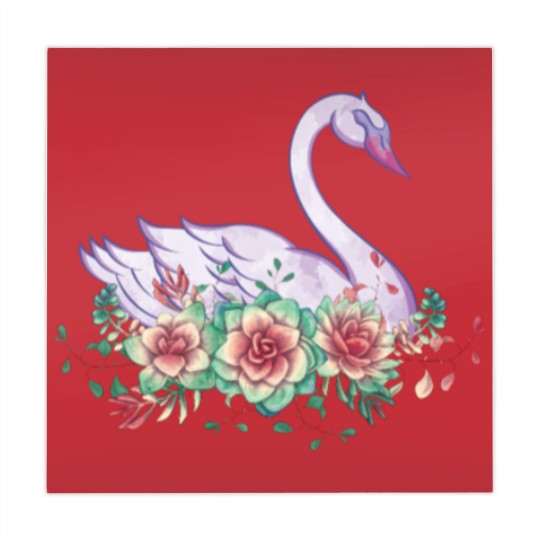 Discover Swan gift animal lover Mahjong Mats