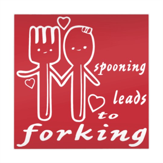 Discover Spooning Leads To Forking ©WhiteTigerLLC.com Mahjong Mats