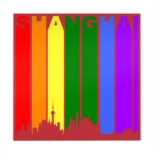 Discover Shanghai China Rainbow LGBT Gay Pride Mahjong Mats