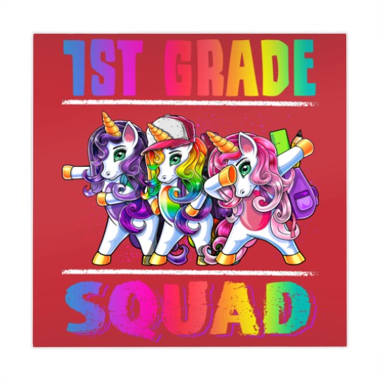 Discover 1st Grade Squad Dabbing Unicorn Back to School Backpack Girl Mahjong Mats