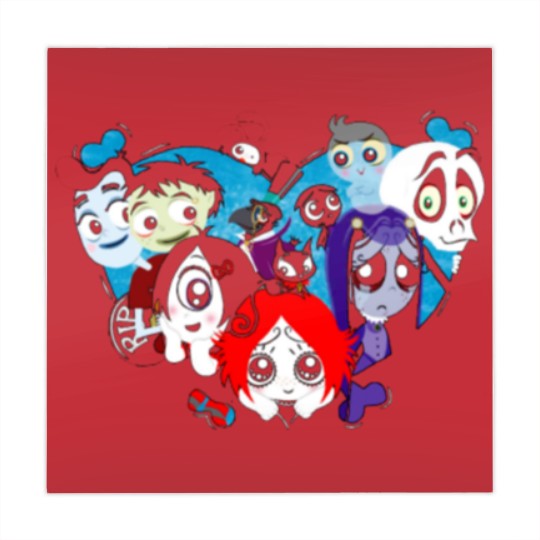 Discover Ruby Gloom heart Mahjong Mats