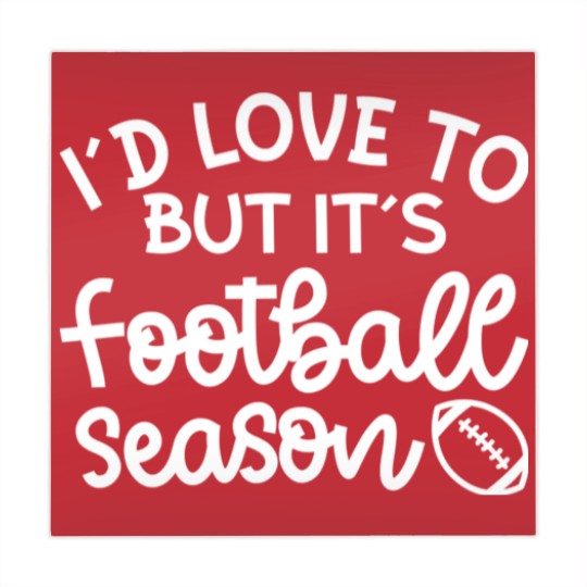 Discover I’d Love To But It’s Football Season Football Mom Funny - Football Fan Gift Idea - Mahjong Mats