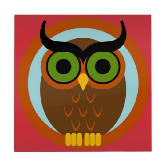Discover 70s Style Owl - 70s - Mahjong Mats