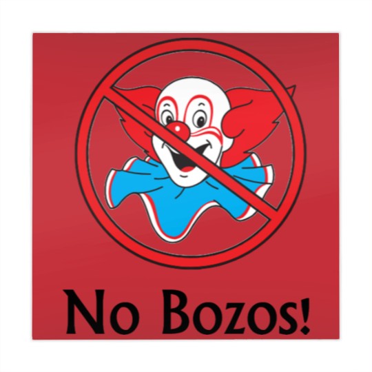 Discover No Bozos Clown Mahjong Mats Mahjong Mats