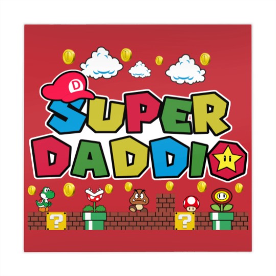 Discover Super Daddio Mahjong Mats - Funny Dad Mahjong Mats, Father's Day Mahjong Mats