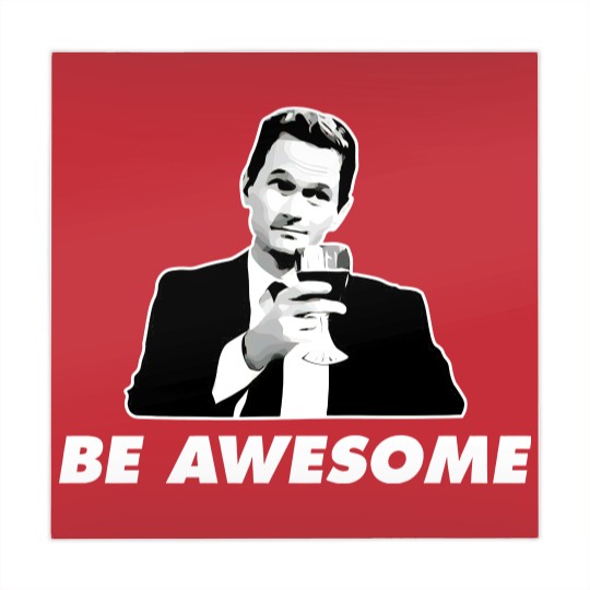 Discover Be Awesome Barney Stinson How I Met Your Mother - How I Met Your Mother - Mahjong Mats
