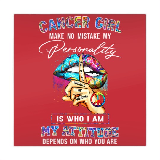 Discover Cancer Girl Make No Mistake My Personality - Zodiac Gift Birthday Gift - Mahjong Mats