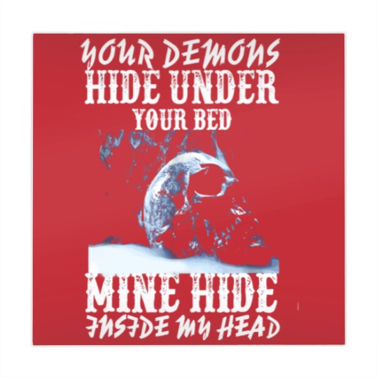 Discover Your demons hide under your bed mine hide in my <3 Mahjong Mats