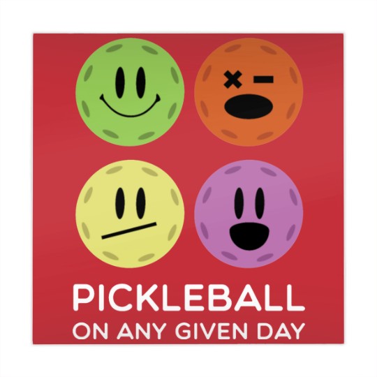 Discover Gift for Pickleball Players Any Given Day Funny Mahjong Mats