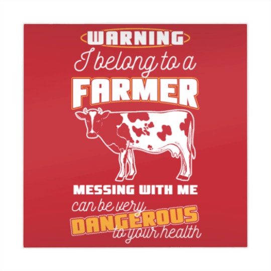 Discover Warning Belong To A Farmer Funny Farming Gift Mahjong Mats