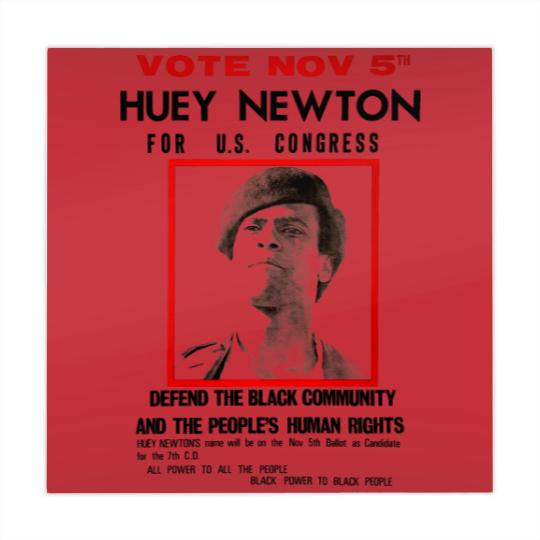 Discover Vote Huey! - Huey Newton - Mahjong Mats