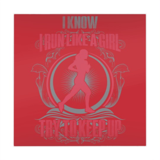 Discover Runner - I know I run like a girl try to keep up Mahjong Mats