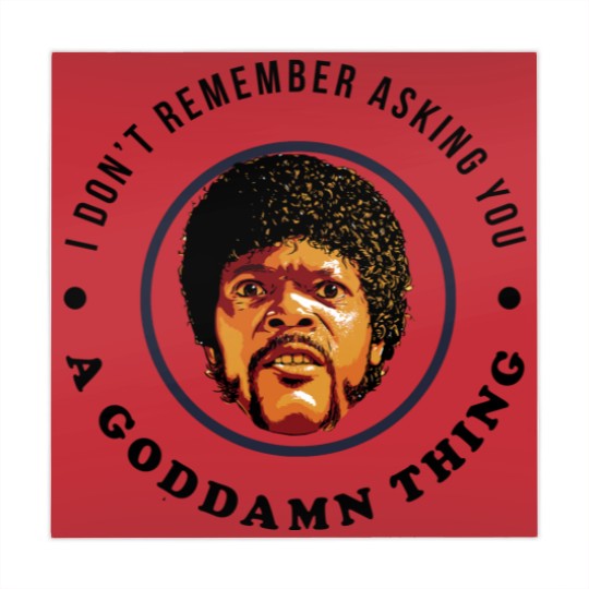Discover I don't remember asking you a goddamn thing - Pulp Fiction Jules - Mahjong Mats
