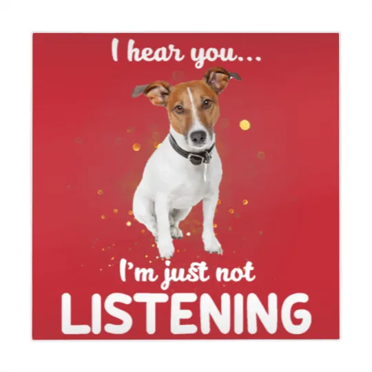 Discover Jack Russell Terrier I Hear You Not Listening Dog Mahjong Mats