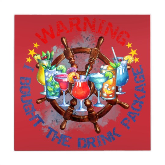 Discover Warning I Bought The Drink Package Funny Drinking Day Mahjong Mats