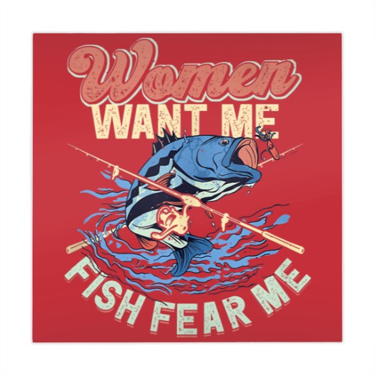 Discover Women Want Me Fish Fear Me Fisherman Fishing Mahjong Mats