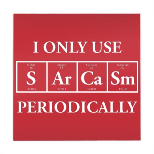 Discover I use sarcasm periodically sarcastic ironic Mahjong Mats