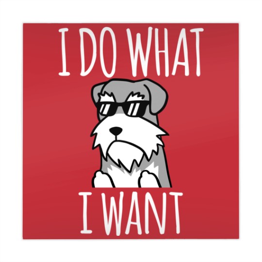 Discover Funny I Do What I Want Schnauzer - Schnauzer - Mahjong Mats