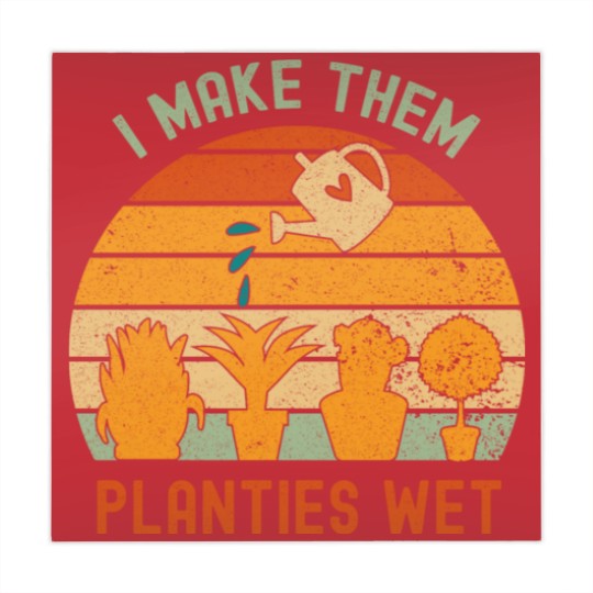 Discover I Make Them Planties Wet-gardening lover Mahjong Mats