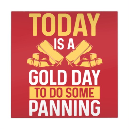 Discover Gold Gold Day to go Mining Miner Gold Panning Mahjong Mats