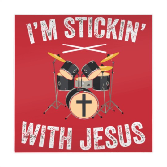 Discover I'M Stickin With Jesus Christian Drummer Drum Stic Mahjong Mats