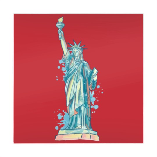 Discover Statue of Liberty in watercolor Mahjong Mats