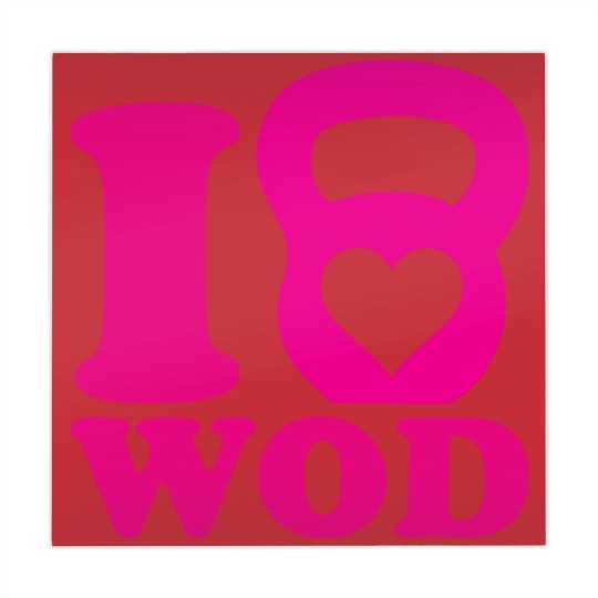 Discover I Love WOD (CrossFit) Mahjong Mats