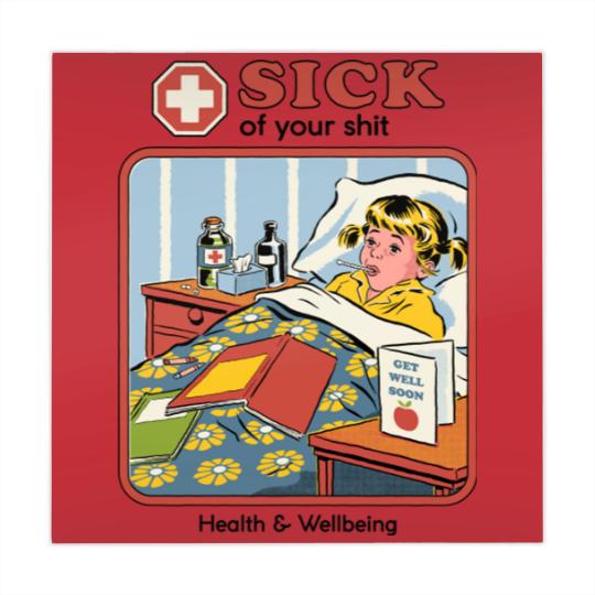 Discover Sick of your Sh*t - Funny - Mahjong Mats