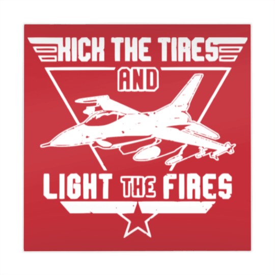 Discover Kick the Tires and Light the Fires Fighter Jet Mahjong Mats