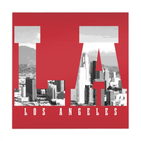 Discover Los Angeles California Skyline Mahjong Mats