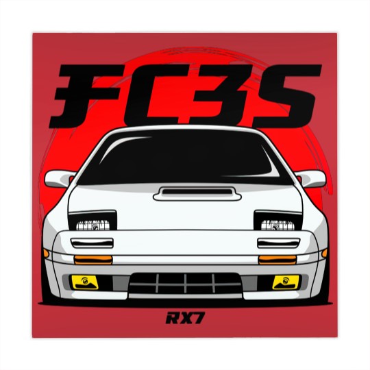 Discover White FC RX 7 - Fc Rx7 - Mahjong Mats