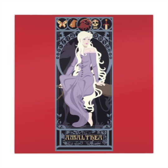 Discover The Last Unicorn - art nouveau - Amalthea - Cult Movies - Mahjong Mats