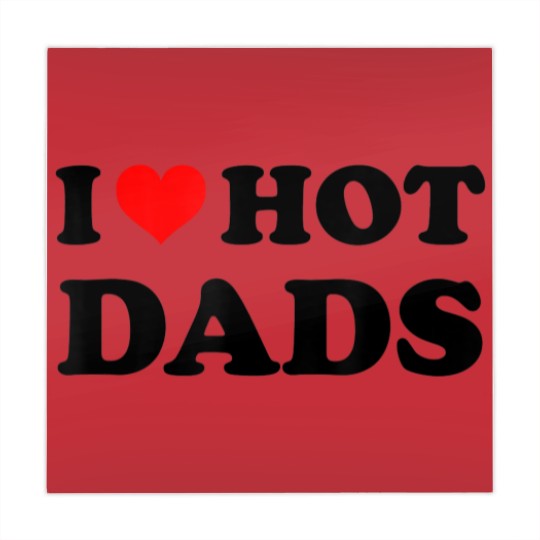 Discover I Love Hot Dads Mahjong Mats Adult Daddy Dilf I Heart Hot Dads Mahjong Mats