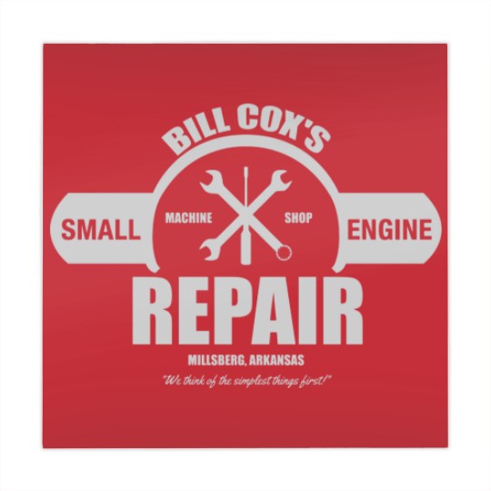 Discover Bill Cox Small Engine Repair - Sling Blade - Mahjong Mats