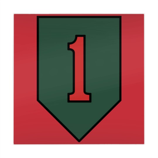 Discover "The Big Red One" 1st Infantry Division Insignia - Big Red One - Mahjong Mats
