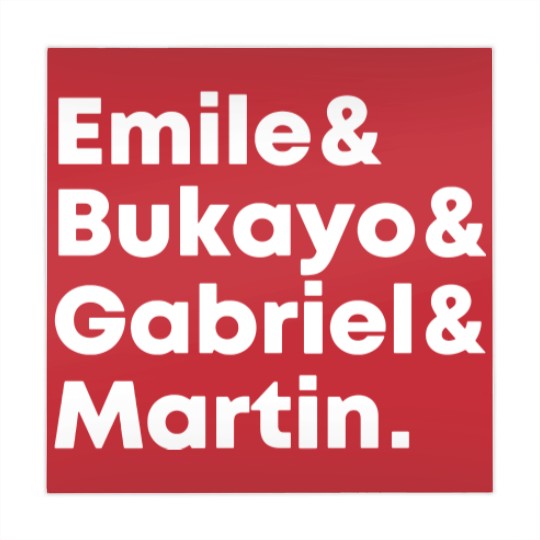 Discover Emile Bukayo Gabriel Martin Mahjong Mats