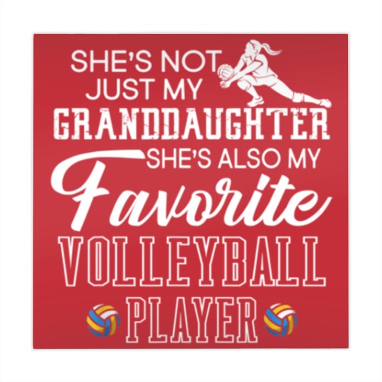 Discover Shes Not Just My Granddaughter Favorite Volleyball Mahjong Mats