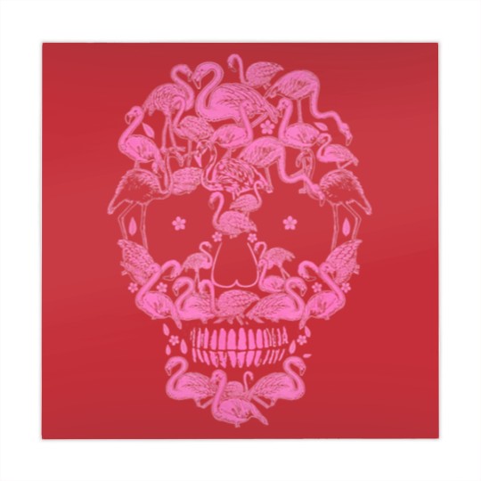Discover Flamingo Skulls Funny Flamingo Lover Halloween Mahjong Mats