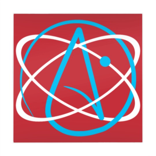 Discover Atheist Atom Logo Mahjong Mats