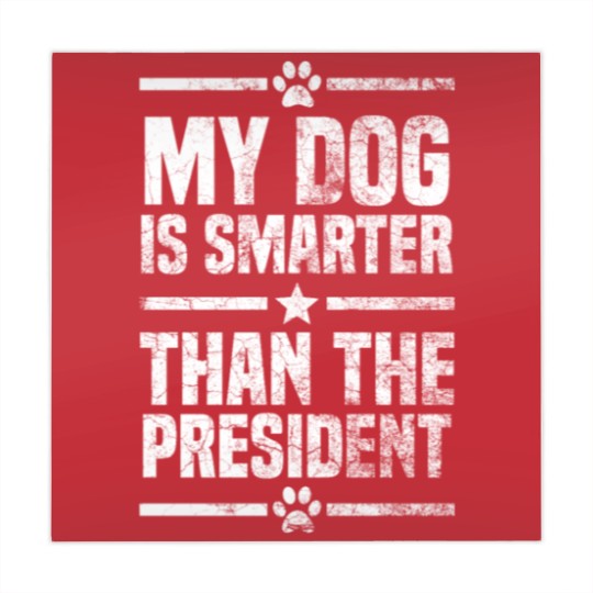Discover My Dog Is Smarter Than The President Mahjong Mats