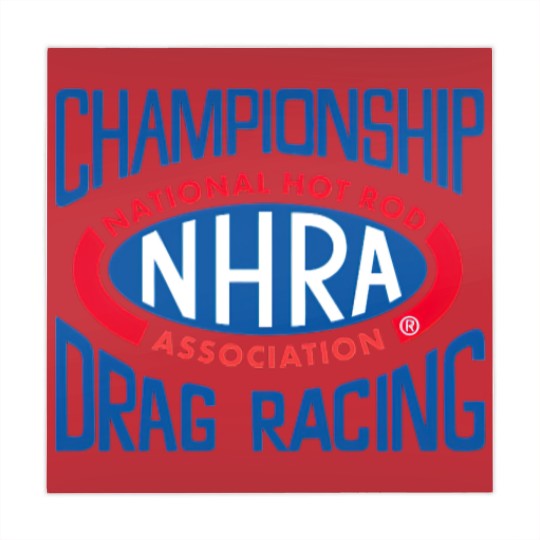 Discover Championship Drag Racing Nhra Logo Mahjong Mats