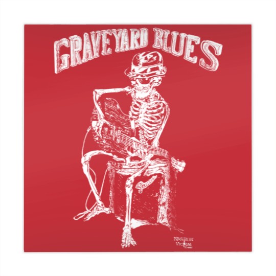 Discover Vintage 90s GRAVEYARD BLUES fashion victim Mahjong Mats skull