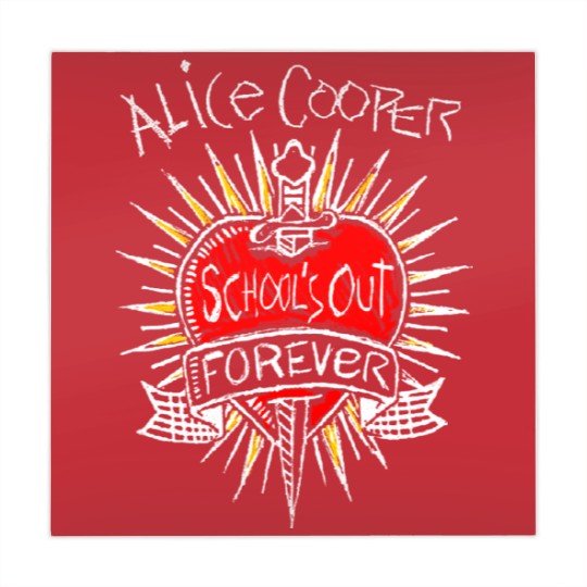 Discover Alice Cooper - Vintage School's Out Forever Mahjong Mats