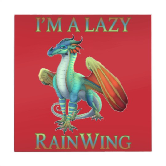 Discover I m A Lazy Rainwing Dragons Retro Wings Of Fire Mahjong Mats