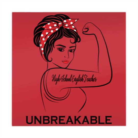 Discover High School English Teacher Unbreakable - High School English Teacher - Mahjong Mats