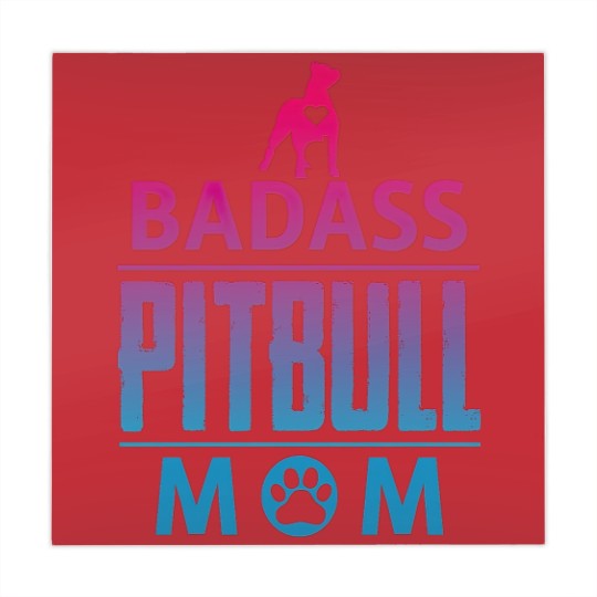 Discover Badass pitbull Mom Mahjong Mats