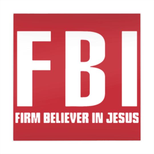 Discover FBI Firm Believer In Jesus patriotic police Mahjong Mats