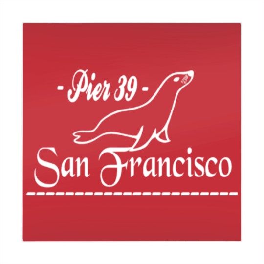 Discover PIER 39 Sea Lion Art Mahjong Mats