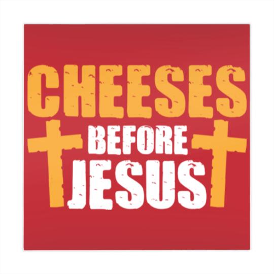 Discover Cheeses Before Jesus Joke Pun Cheese - Cheese - Mahjong Mats